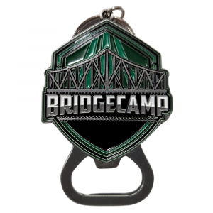 BRIDGECAMP Metal Enamel Bottle Opener Key Chain