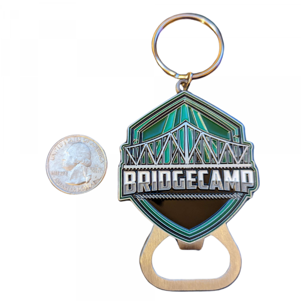 BRIDGECAMP Metal Enamel Bottle Opener Key Chain - Image 3